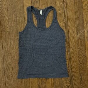 Lululemon Navy Striped Tank